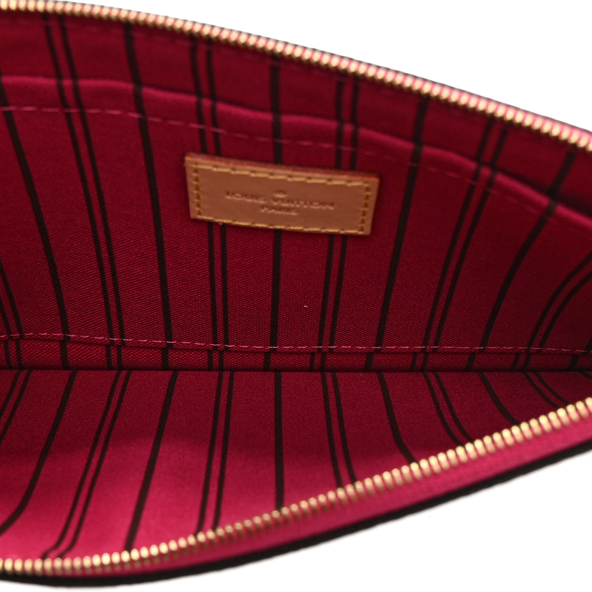 Louis Vuitton Monogram Neverfull MM GM Pochette Pivoine 5 of 10