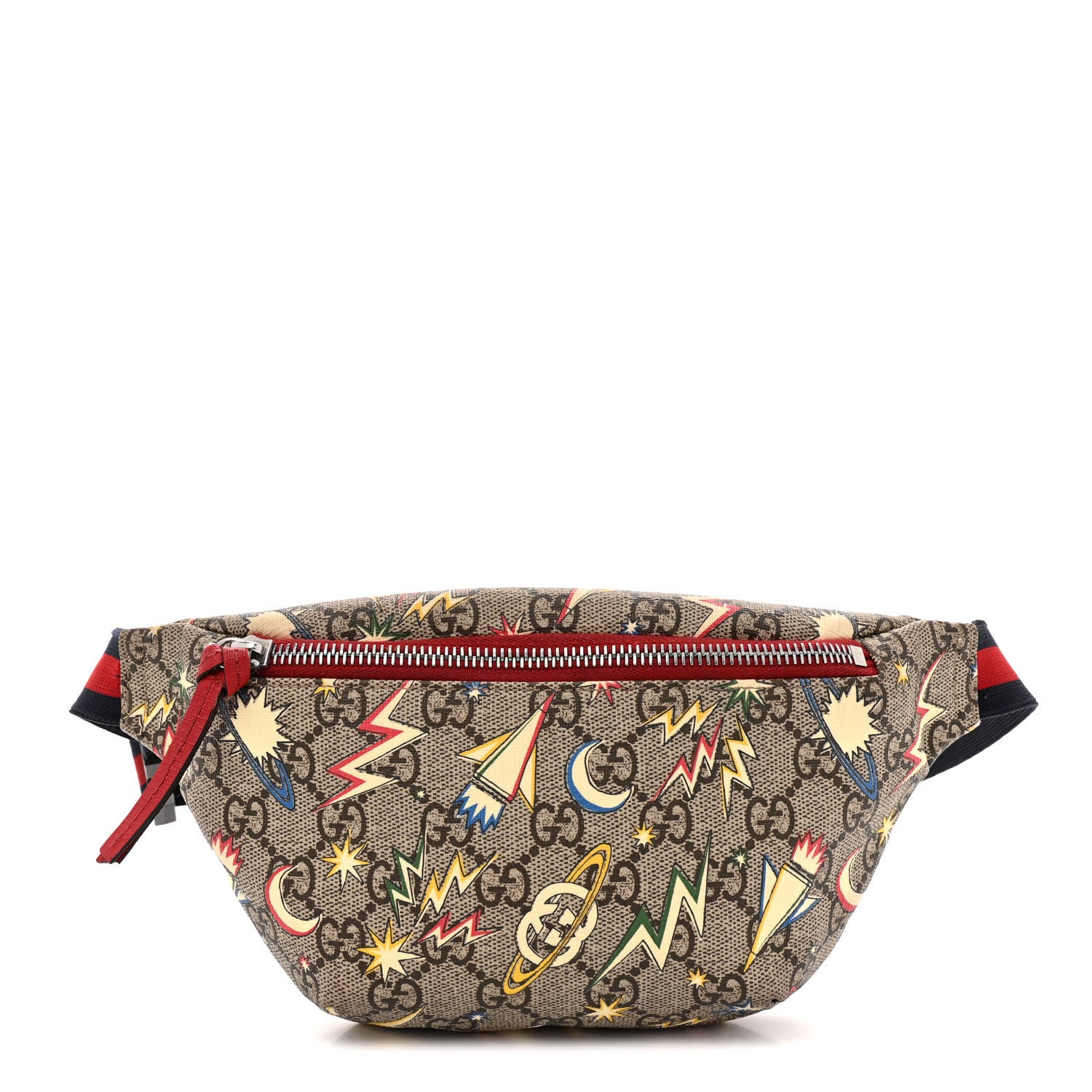 Gucci GG Supreme Monogram Childrens Space Print Belt Bag Multicolor 1 of 15