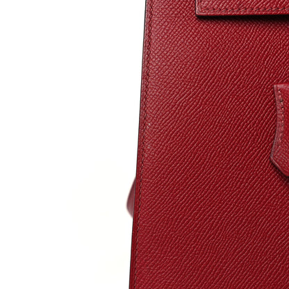 Hermes Epsom Kelly Sellier 35 Rouge Grenat 12 of 13