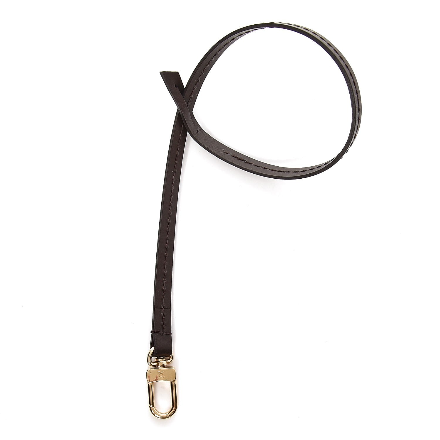 Louis Vuitton Calfskin Pochette Accessories Strap Brown 1 of 2