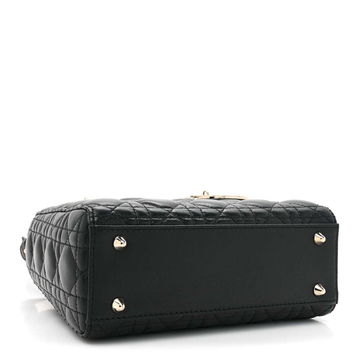 Lambskin Cannage Small My ABCDior Lady Dior Black