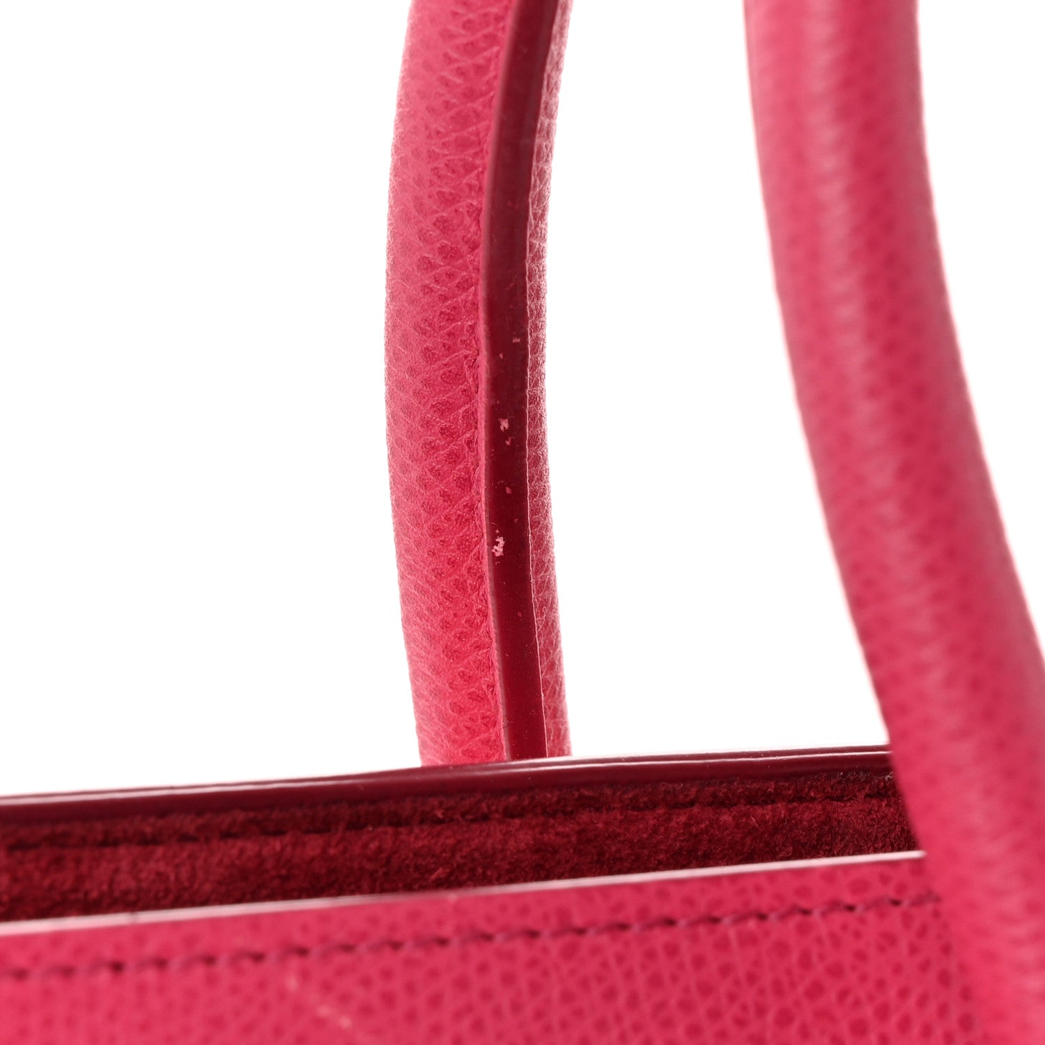 Celine Grained Calfskin Medium Phantom Luggage Fuchsia 12 of 14