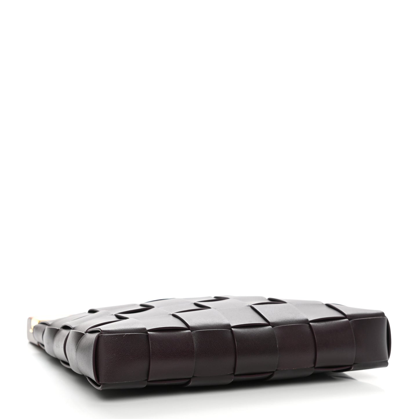 Nappa Intrecciato The Snap Clutch Grape