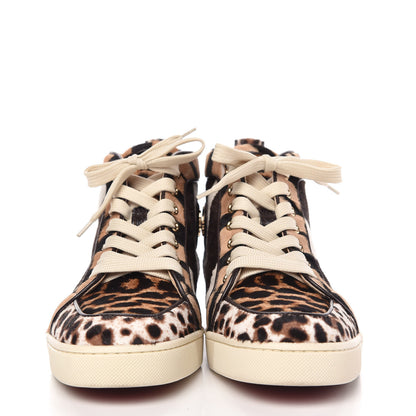 Christian Louboutin Pony Hair Leopard Rantus Orlato Flat Sneakers 38.5 2 of 10