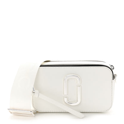 Marc Jacobs Saffiano Small Snapshot Camera Bag White 1 of 11