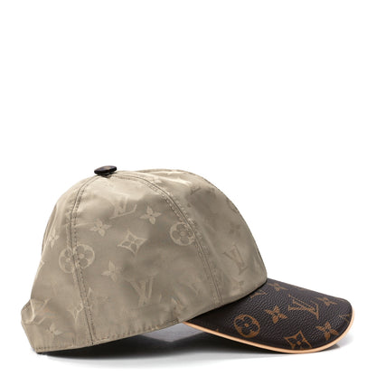 Louis Vuitton Monogram Polyester Silk LV Get Ready Cap M Beige 4 of 7