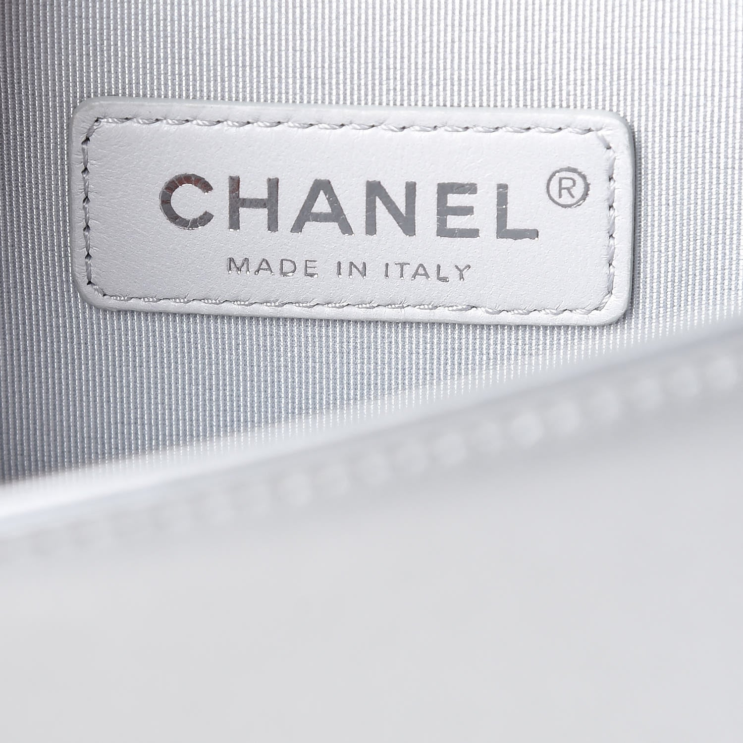 Chanel Metallic Lambskin PVC Quilted Small Boy Flap Blue 6 of 10