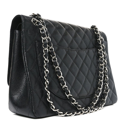 Chanel Caviar Quilted Maxi Double Flap Black 3 of 11