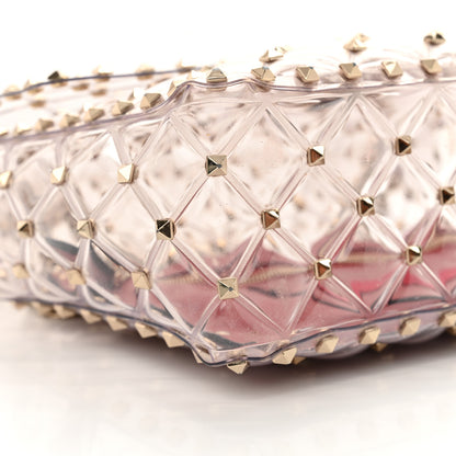 Valentino Garavani PVC Medium Rockstud Spike Shoulder Bag 8 of 12
