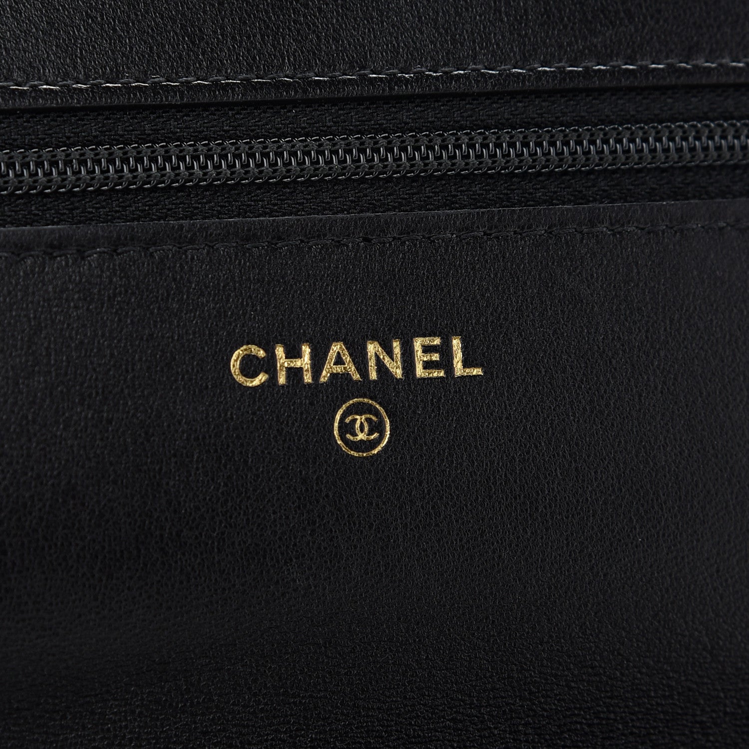 Chanel Lambskin Quilted Romance Wallet on Chain WOC Black 6 of 13