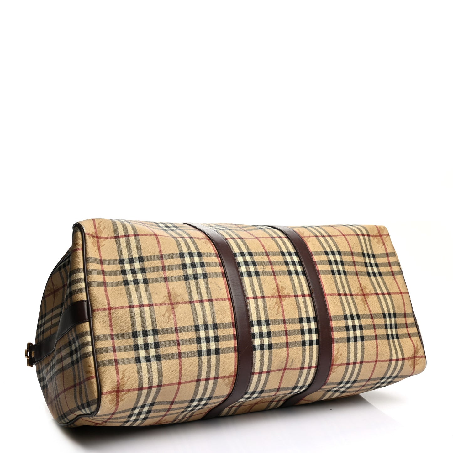 Haymarket Check Duffle Bag Brown