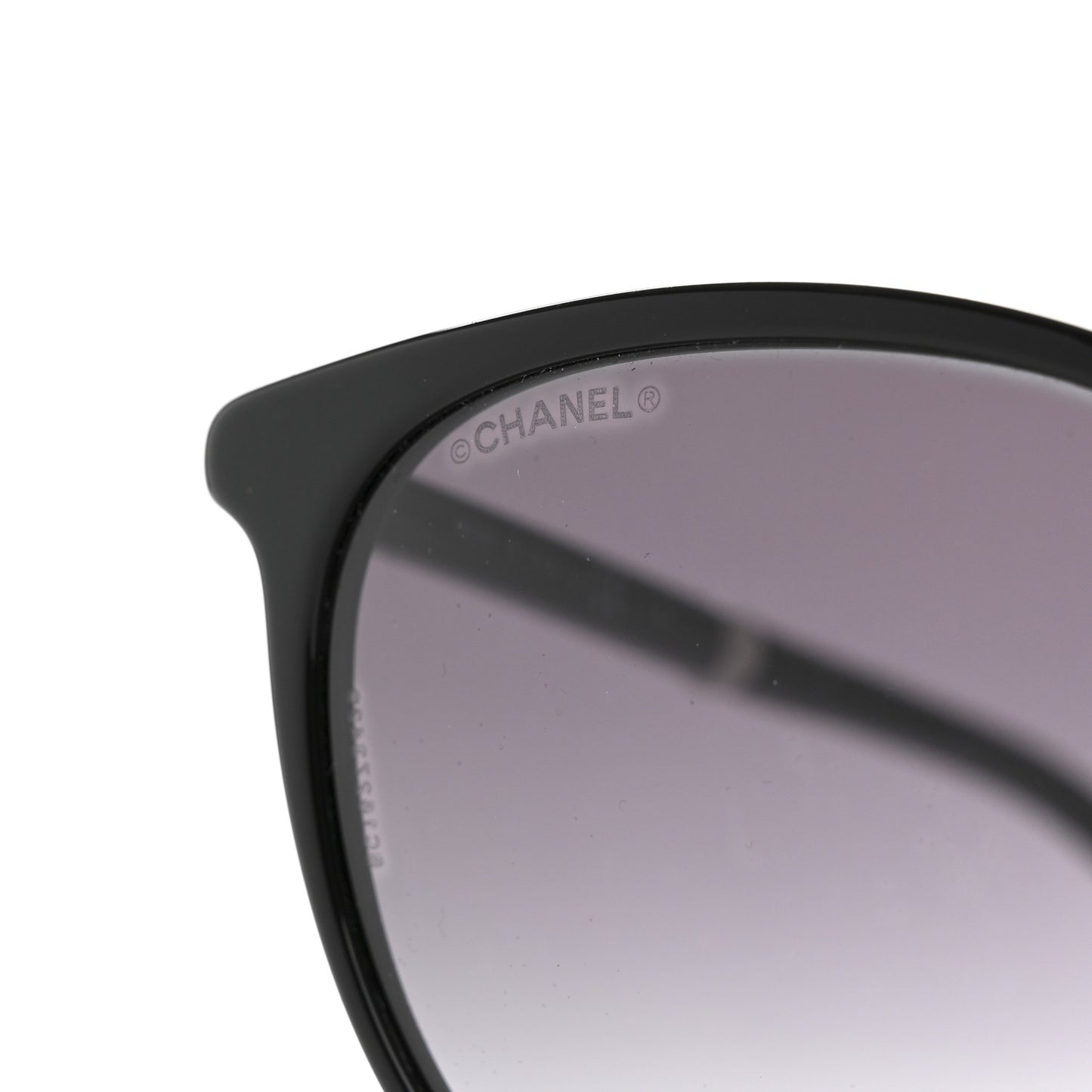 Acetate Butterfly Pearl Sunglasses 5394-H Black