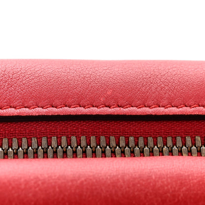 Gucci Calfskin Matelasse Small GG Marmont Chain Shoulder Bag Hibiscus Red 13 of 14