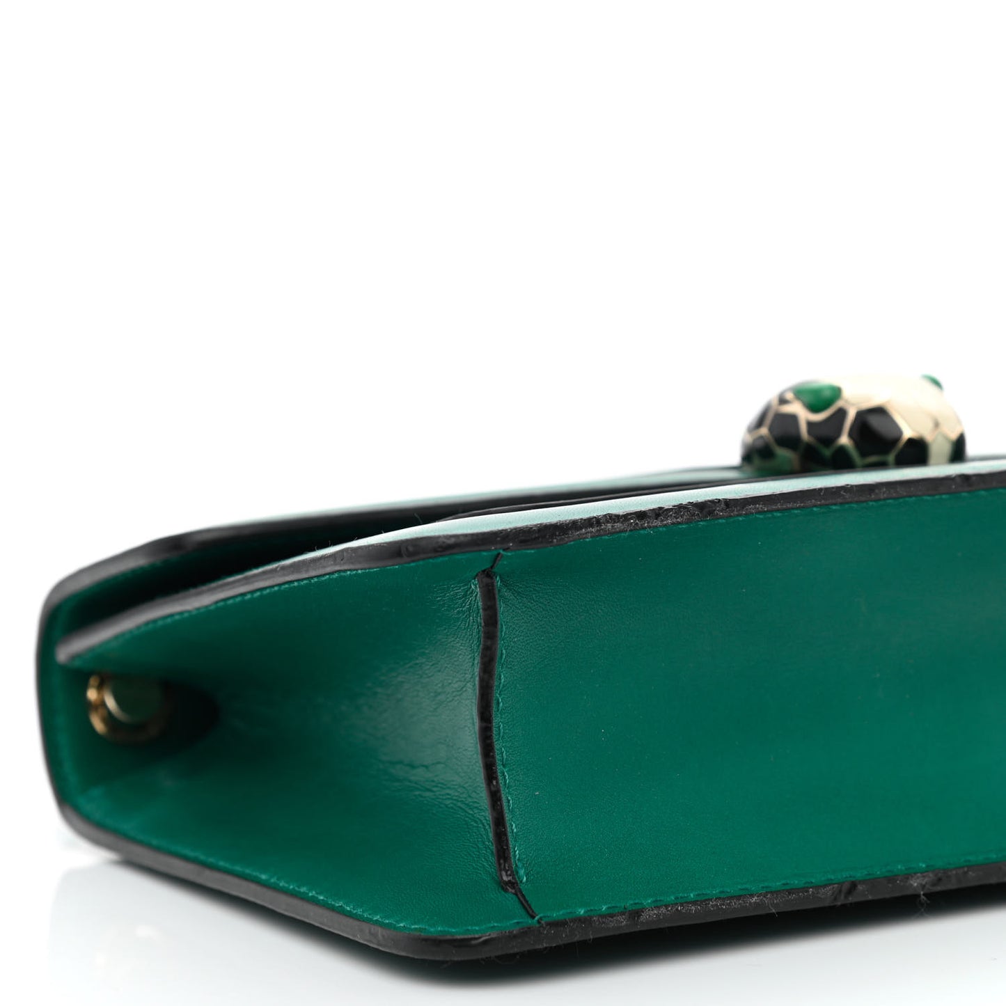 Calfskin Serpenti Forever Crossbody Bag Emerald Green