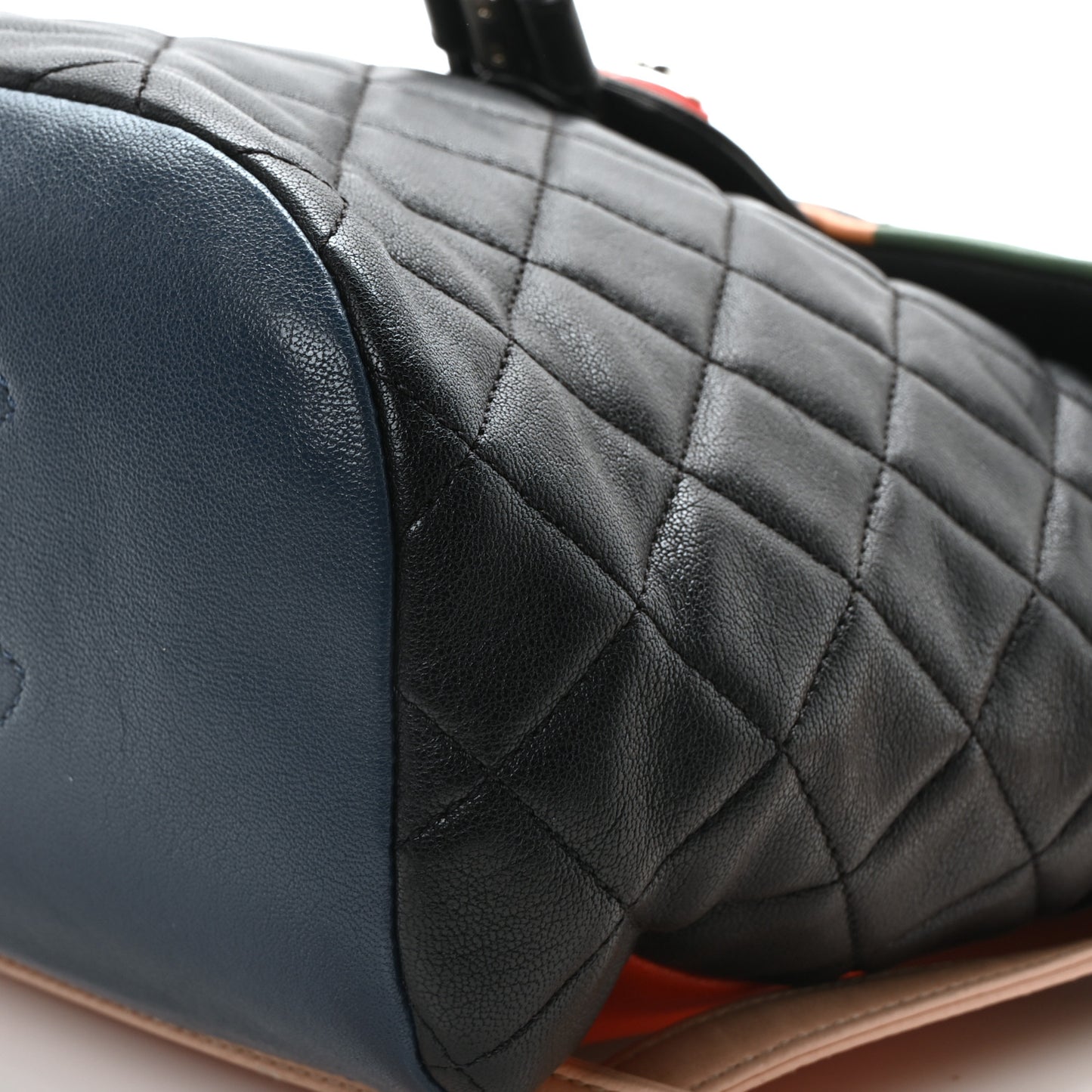 Lambskin Quilted Small Cuba Urban Spirit Backpack Black