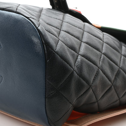 Chanel Lambskin Quilted Small Cuba Urban Spirit Backpack Black 10 of 10