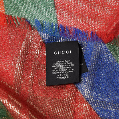 Gucci Wool Metallic Scarf Multicolor 4 of 5