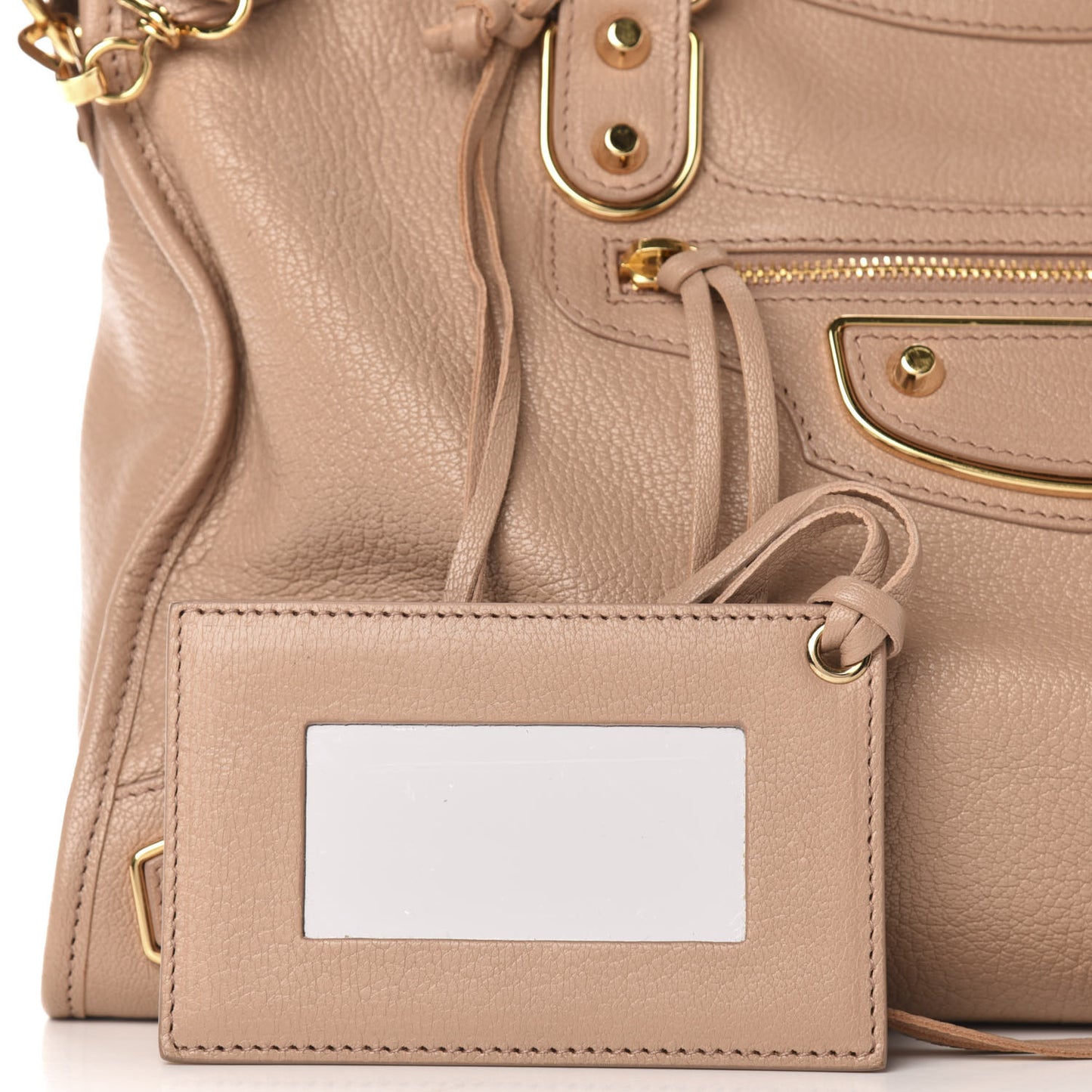 Chevre Gold Metallic Edge Hardware City Rose Des Sables