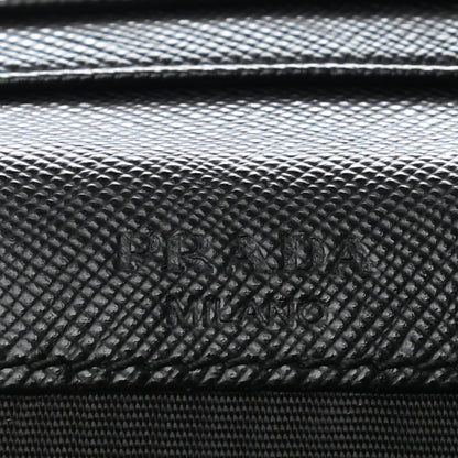 Prada Saffiano Card Holder Black 6 of 8
