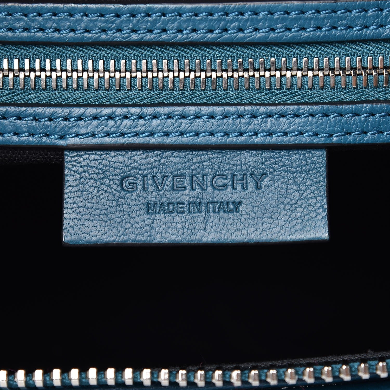 Givenchy Sugar Goatskin Medium Antigona Petrol Blue 6 of 9