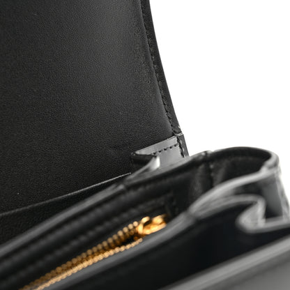 Celine Shiny Calfskin Medium Triomphe Black 15 of 15