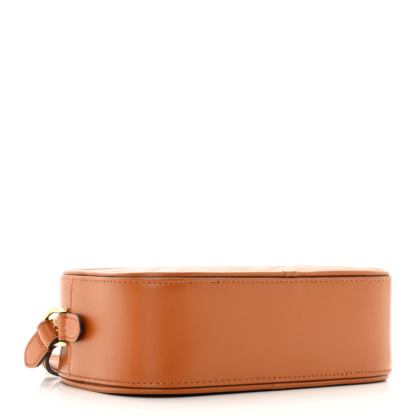 Vitello Epoque FF Embossed Camera Case Brandy