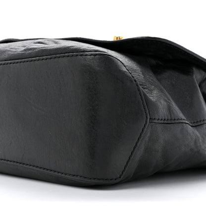 Givenchy Calfskin Bolt Stud Mirte Saddle Bag Black 8 of 21