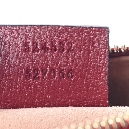 Gucci GG Supreme Monogram Flora Web Medium Ophidia Boston Red 7 of 9