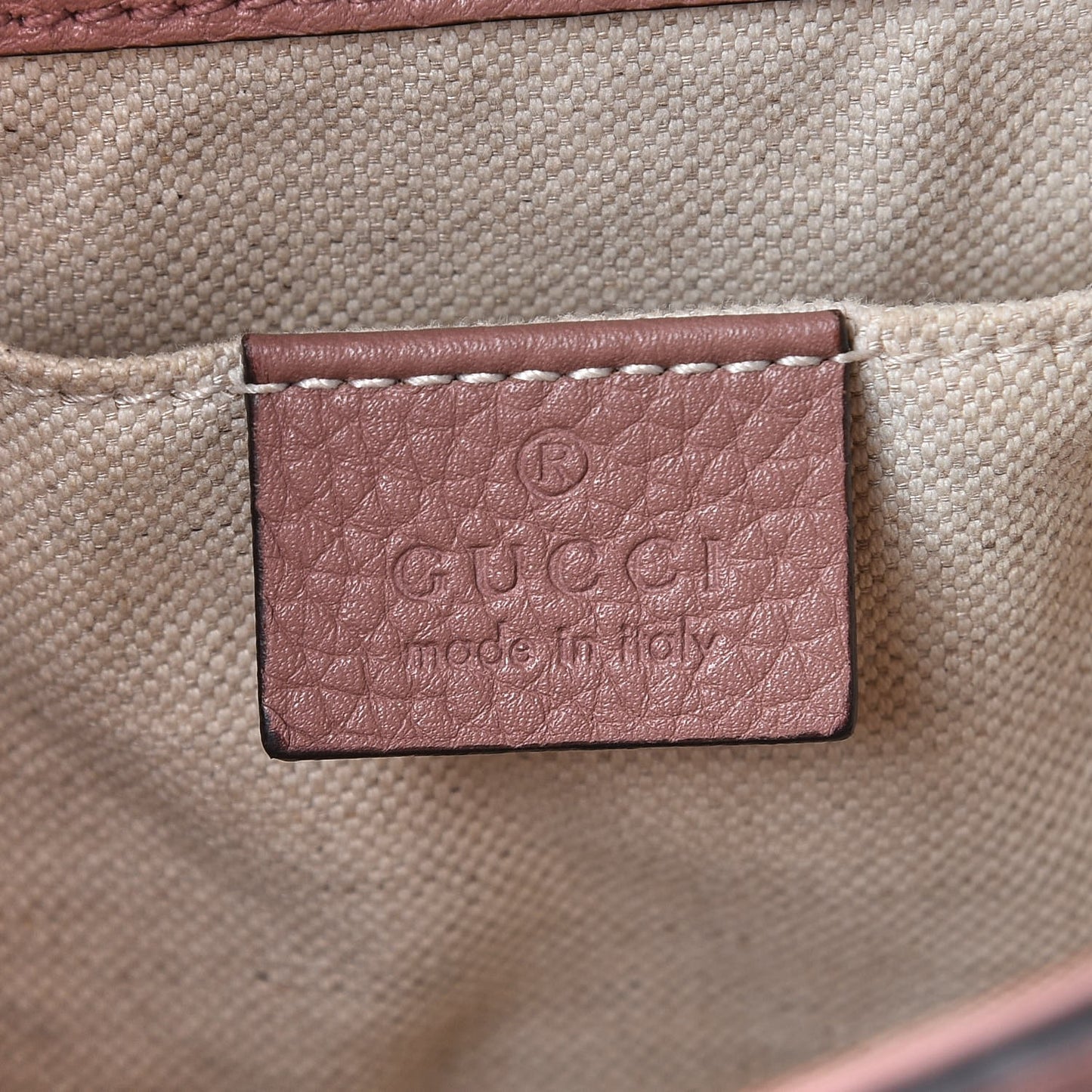 Calfskin Mini GG Marmont Top Handle Bag Rosy Phard