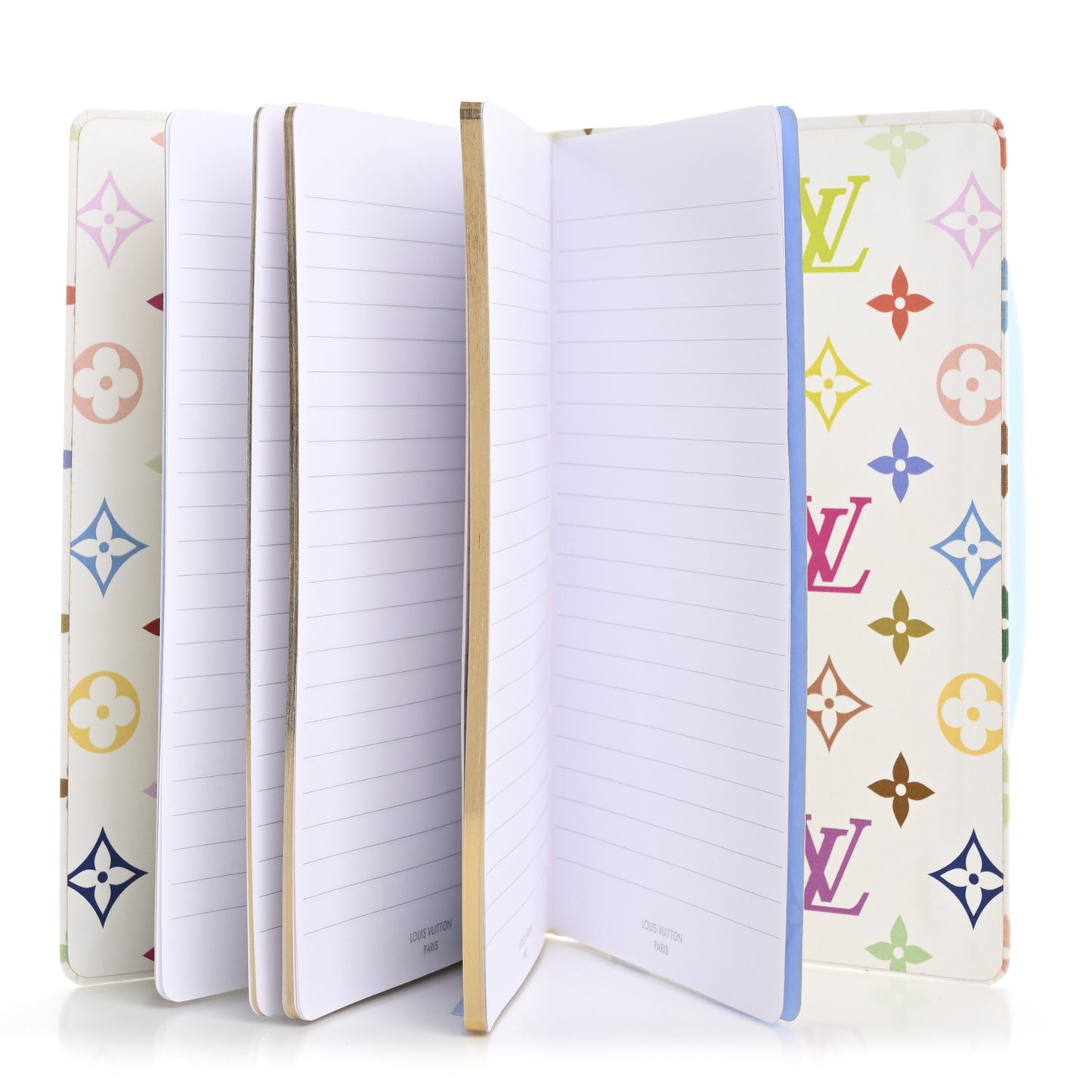 LV x TM Monogram Multicolor Jane Notebook MM White