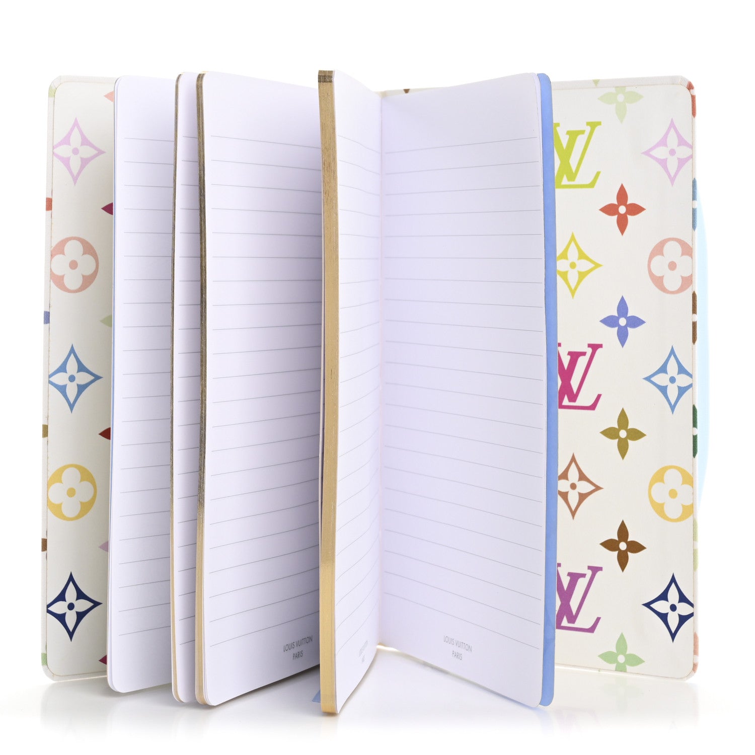 Louis Vuitton LV x TM Monogram Multicolor Jane Notebook MM White 5 of 7