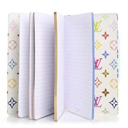 Louis Vuitton LV x TM Monogram Multicolor Jane Notebook MM White 5 of 7