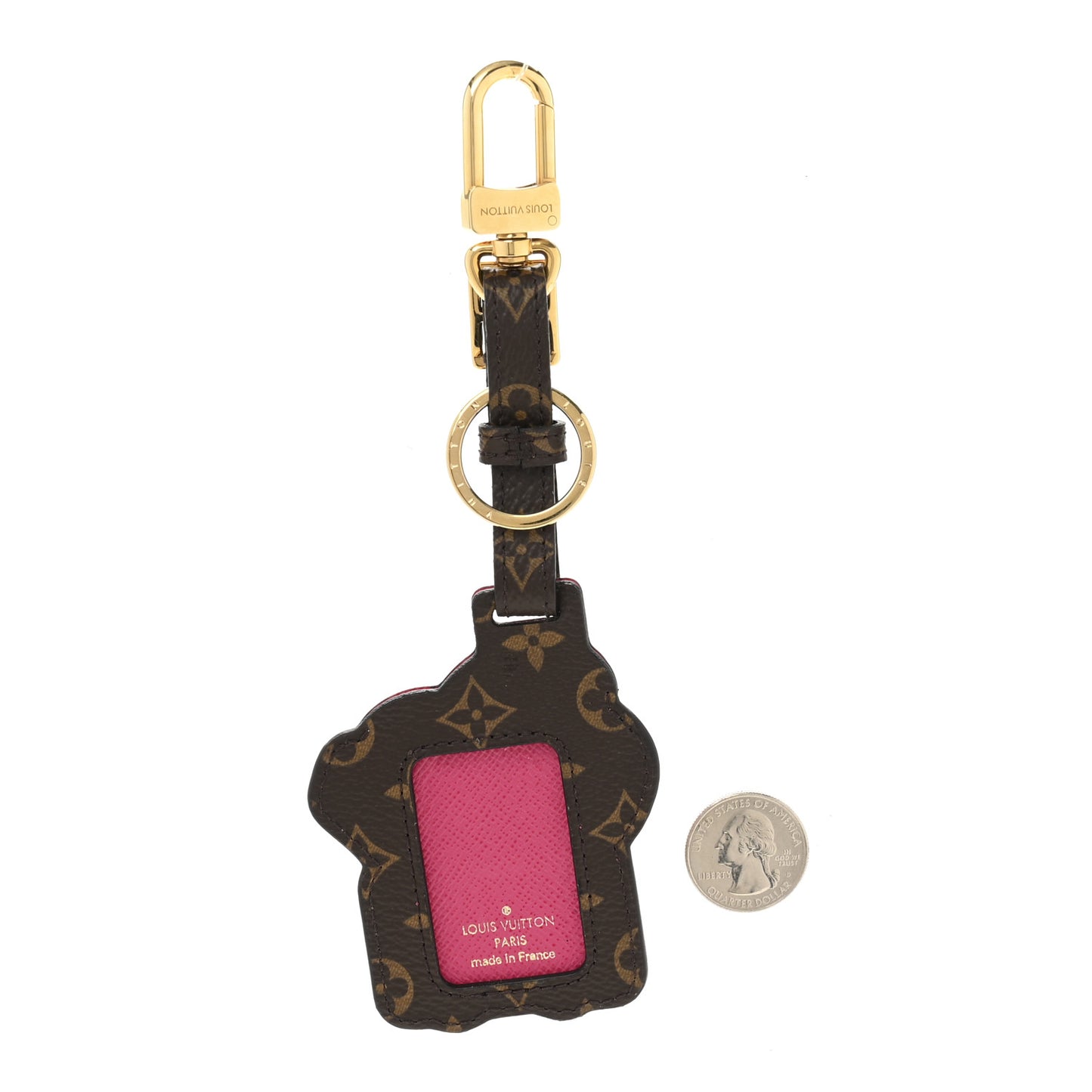 Monogram Calfskin Vivienne Funfair Bag Charm Key Holder