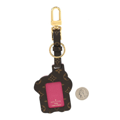 Louis Vuitton Monogram Calfskin Vivienne Funfair Bag Charm Key Holder 2 of 7