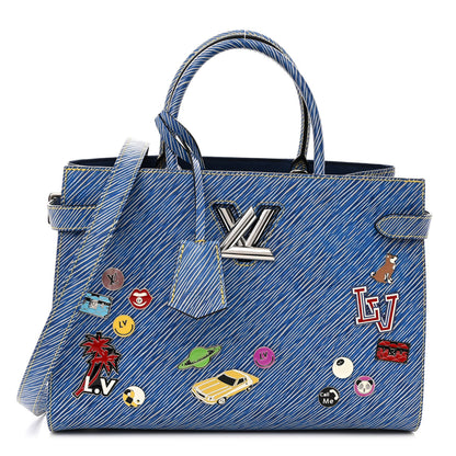 Louis Vuitton Epi Pins Twist Tote Denim Light 1 of 9