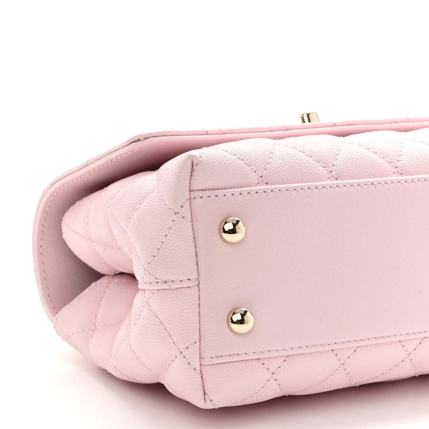 Chanel Caviar Quilted Mini Coco Handle Flap Light Pink 8 of 9