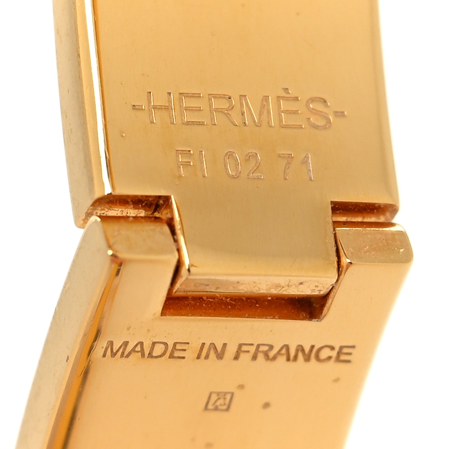 Hermes Enamel Narrow Print Clic Clac H Bracelet GM Marine Classique 5 of 5