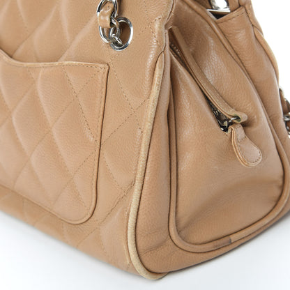 Chanel Caviar Quilted Tote Beige 13 of 16
