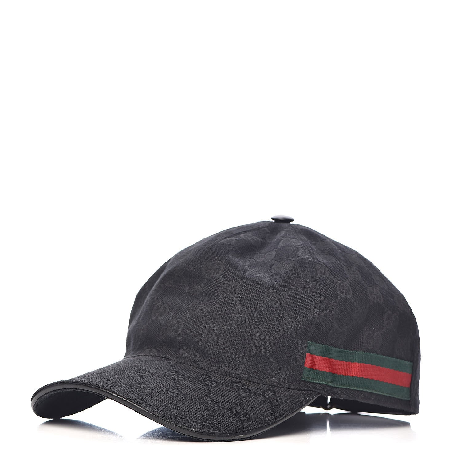 Gucci Monogram Web Baseball Hat L Black 1 of 5