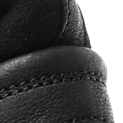 Chanel Goatskin Suede Shearling CC Short Boots 38 Black 12 of 18
