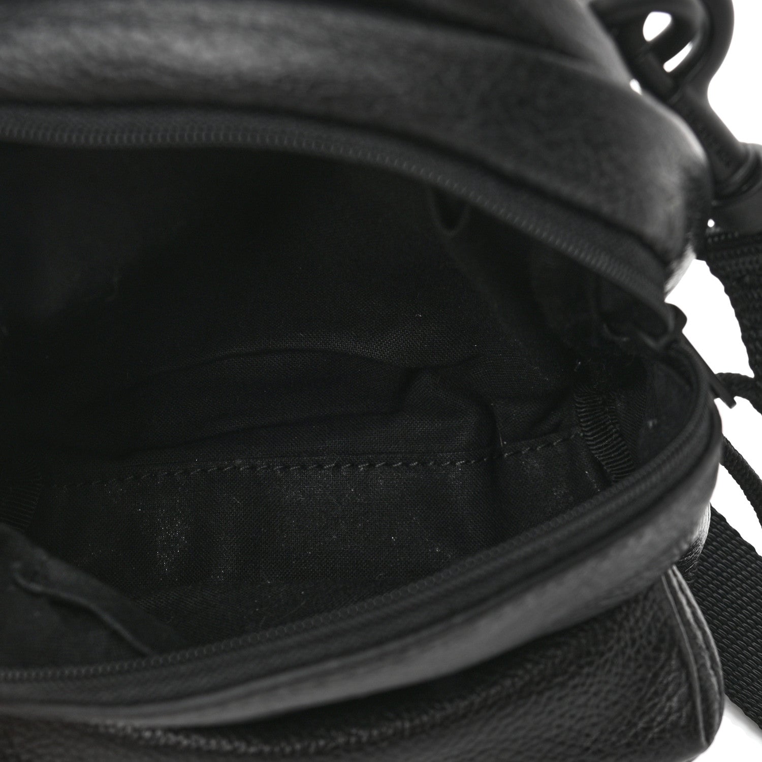 Balenciaga Grained Calfskin Mini Explorer Crossbody Backpack Black 5 of 9