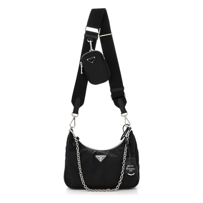 Prada Nylon Re-Edition 2005 Shoulder Bag Black 1 of 12