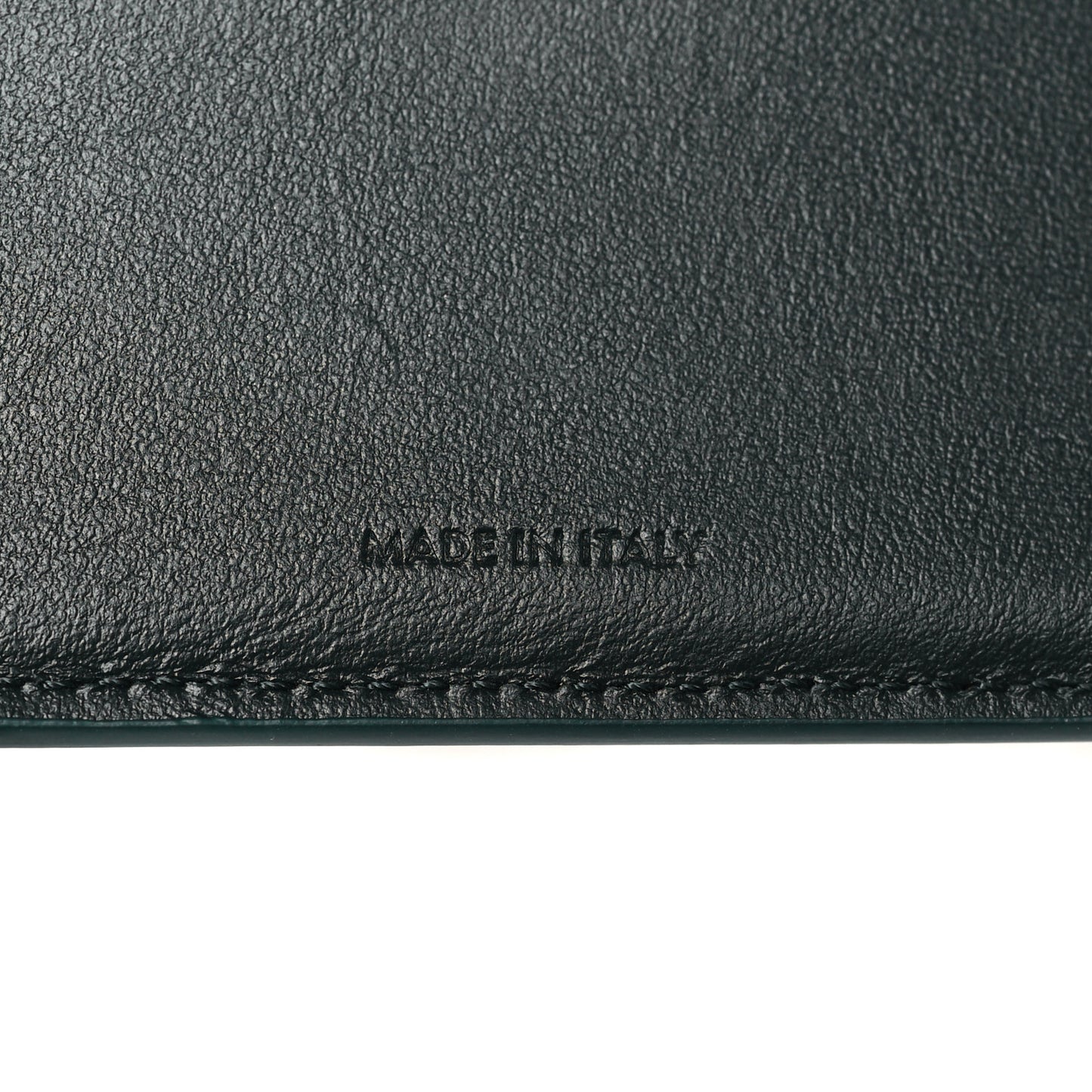 Shiny Calfskin Small Triomphe Wallet Amazone