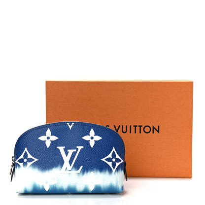 Louis Vuitton Monogram Giant Escale Cosmetic Pouch Blue 10 of 10