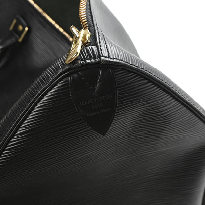Louis Vuitton Epi Keepall 50 Black 5 of 11