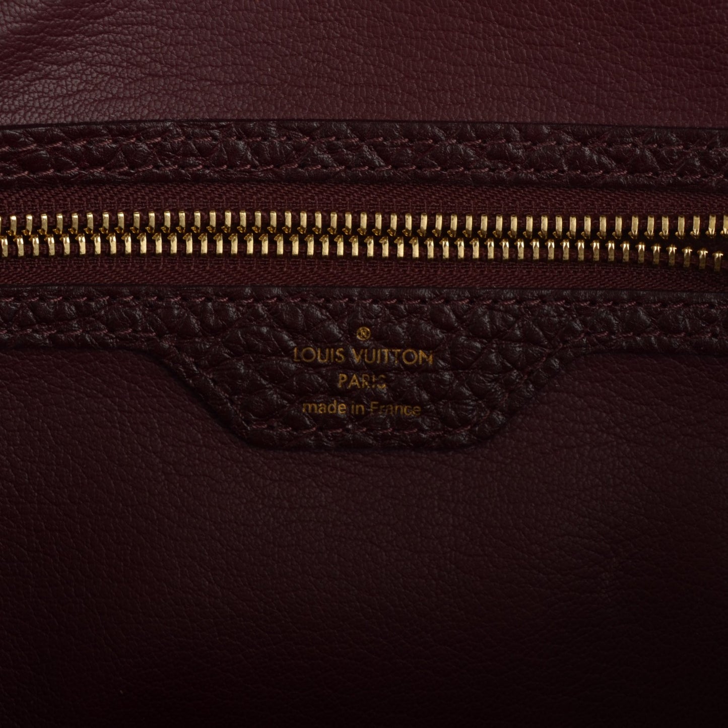 Ostrich Lizard Majestueux Tote MM Bordeaux