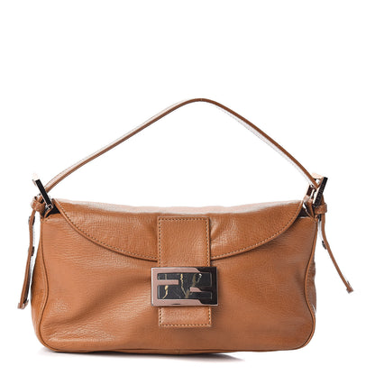 Fendi Calfskin Baguette Miel 1 of 9