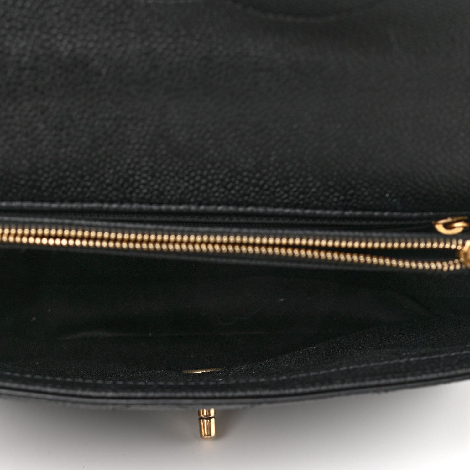 Chanel Caviar Diamond Stitched Small Top Handle Flap Black 5 of 11