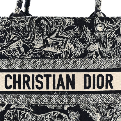 Christian Dior Canvas Embroidered Medium Dioriviera Toile De Jouy Book Tote Blue 8 of 11