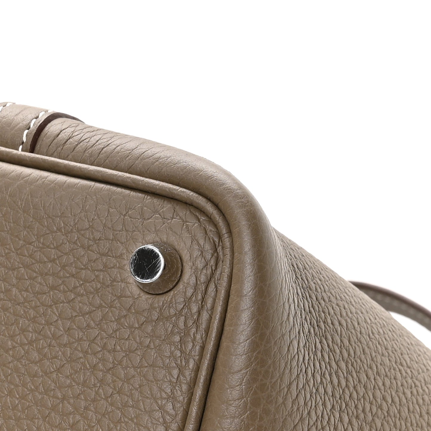 Taurillon Clemence Picotin Lock 18 PM Etoupe